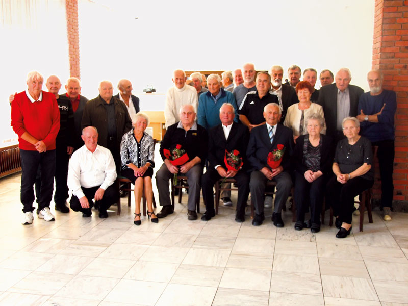 Reunion of miners in Veľký Krtíš